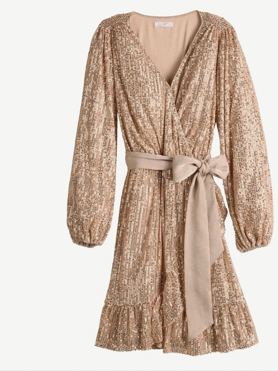LC Lauren Conrad Dresses & Skirts - LC Lauren Conrad Tara Tan Party Mini Dress.Size Large Women's